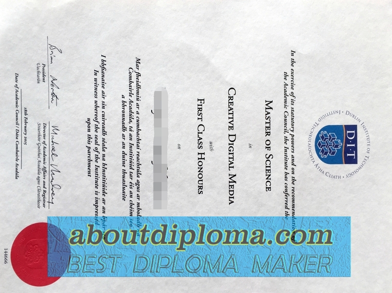 How to Copy Dublin Institute of Technology Diploma: A Step-by-Step Guide - 专业证书