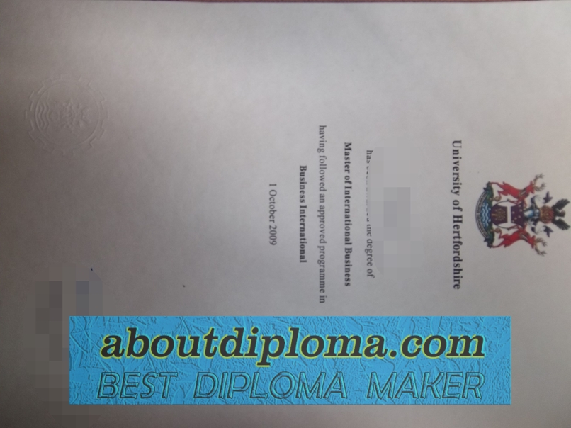 How to Successfully Copy Your University of Hertfordshire Diploma - 专业证书