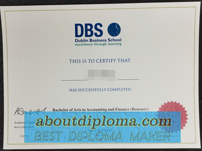 How to Buy a Fake Dublin Business School (DBS) Degree: A Step-by-Step Guide - 专业证书