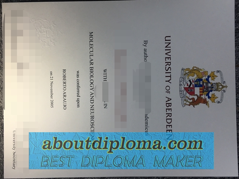 How to Purchase a Fake University of Aberdeen Diploma: A Step-by-Step Guide - 专业证书