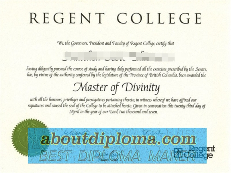 Order Your Regent College Degree: A Step-by-Step Guide - 专业证书