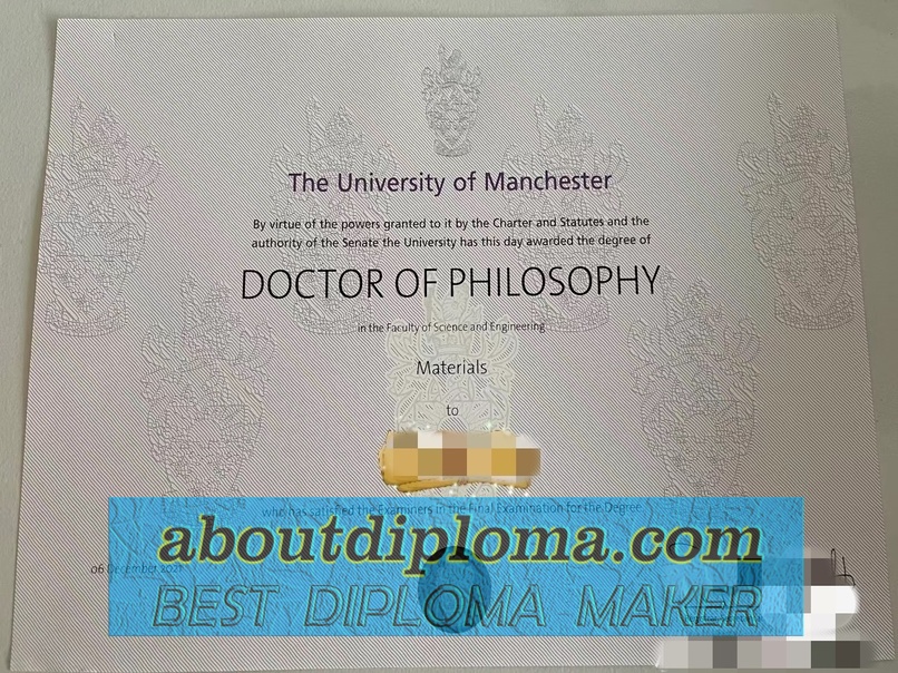 Order The University of Manchester (UoM) Diploma: A Step-by-Step Guide - 专业证书