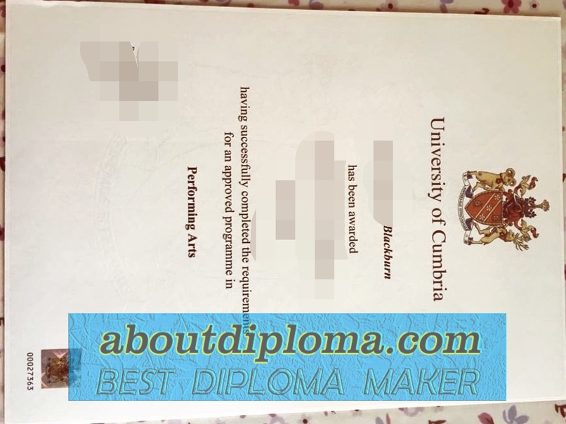 Order Your University of Cumbria Diploma: A Step-by-Step Guide - 专业证书制造