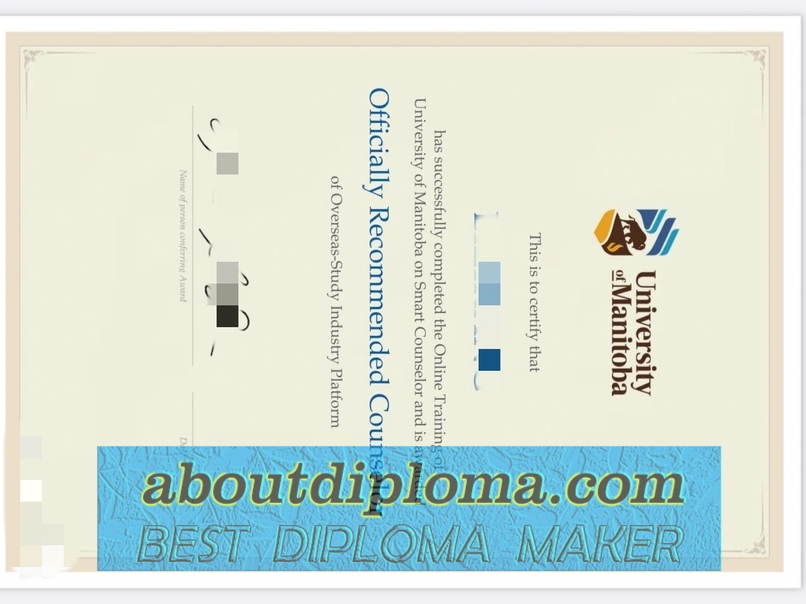 Is It Possible to Buy a Fake University of Manitoba Degree? - 专业证书
