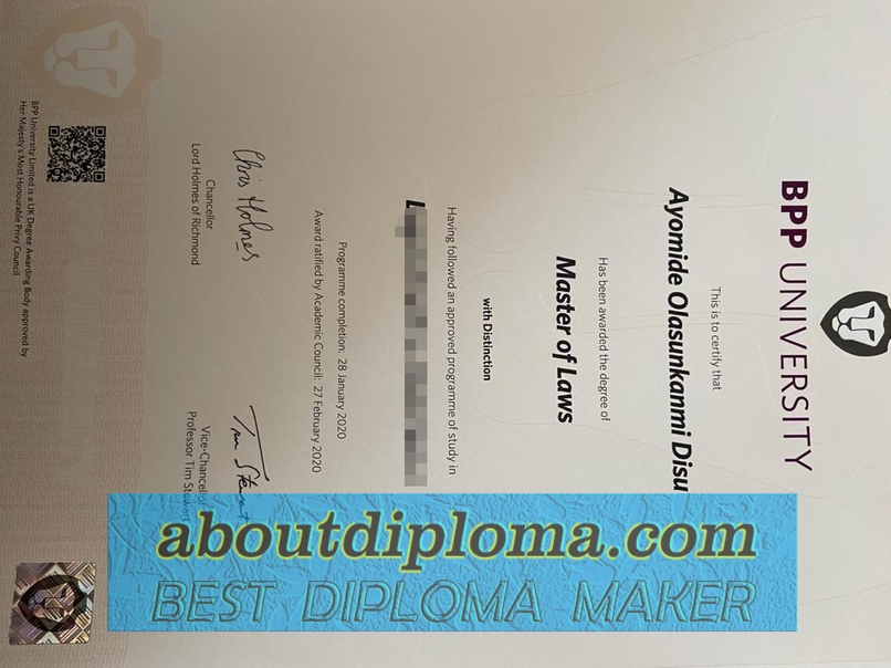 Purchase Fake BPP University Degree: Is It Worth the Risk? - 专业证书