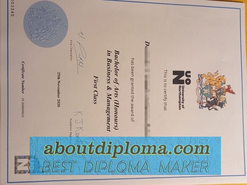 Purchase Fake The University of Northampton Diploma: Is It Worth the Risk? - 专业证书