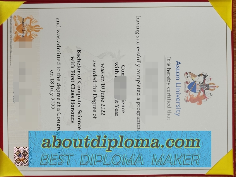 Purchase Phony Aston University Diploma: Is It Worth the Risk? - 专业证书