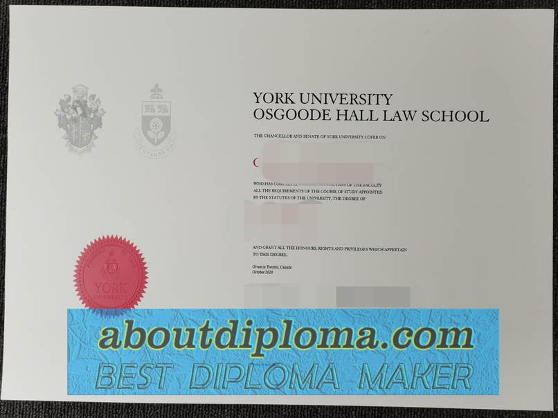 Purchase a Phony Osgoode Hall Law School Diploma: Everything You Need to Know - 专业证书