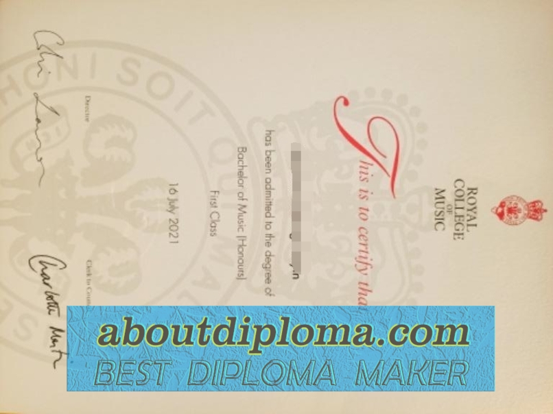 Purchase Phony Royal College of Music Degree: Is It Worth the Risk? - 专业证书