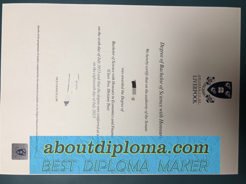 Purchase Phony The University of Liverpool Degree: Is It Worth the Risk? - 专业证书