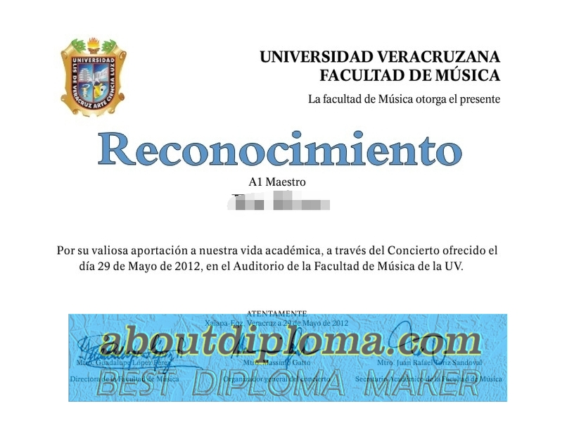 Unveiling the Replica Universidad Veracruzana Degree: Authenticity and Value in Mexican Higher Education - 专业证书