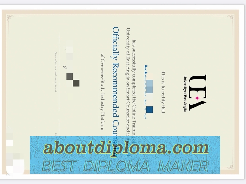 Replica UEA Diploma: A Comprehensive Guide for Students and Professionals - 专业证书