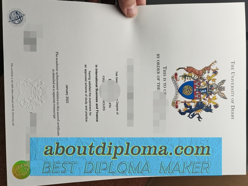The Steps to Buy a Fake University of Derby Diploma - 专业证书