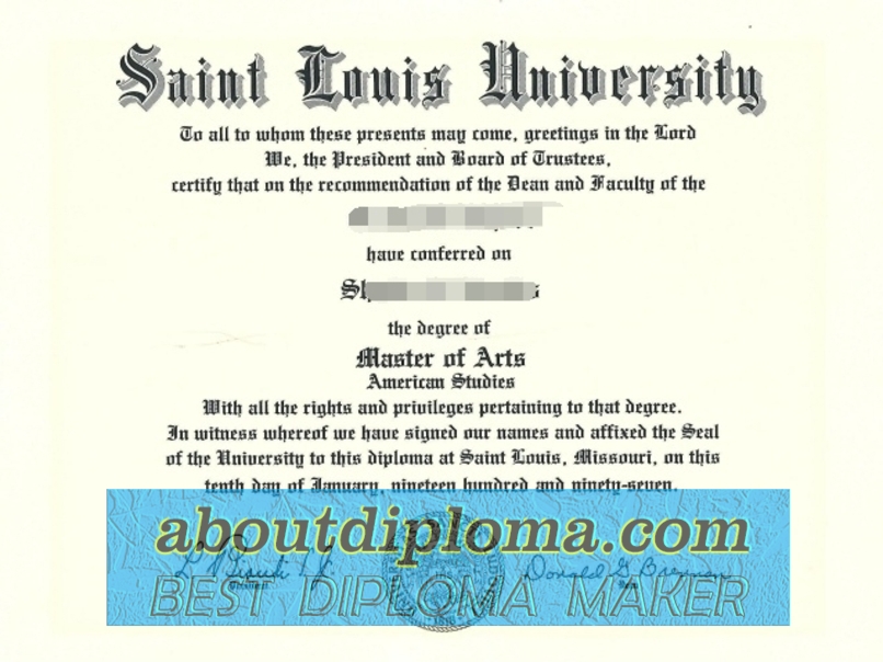 Where to Order Fake Saint Louis University Degree: A Comprehensive Guide - 专业证书