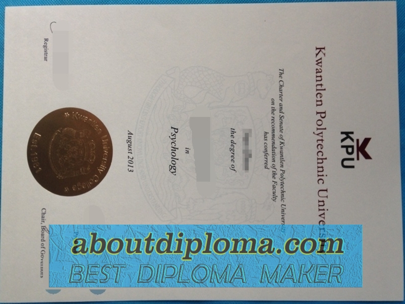 Buy Fake Kwantlen Polytechnic University Diploma: Is It Worth the Investment? - 专业证书