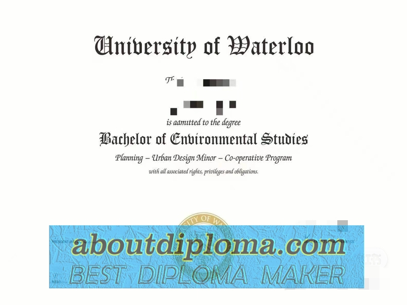 Buy Fake University of Waterloo (UW) Degree: Is It Worth the Risk? - 专业证书