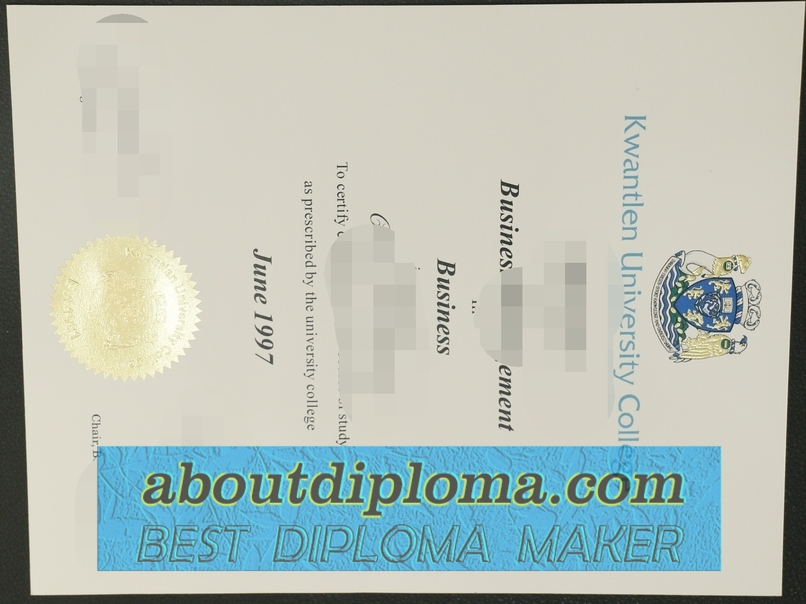 How to Copy Your Kwantlen University College Degree: A Step-by-Step Guide - 专业证书