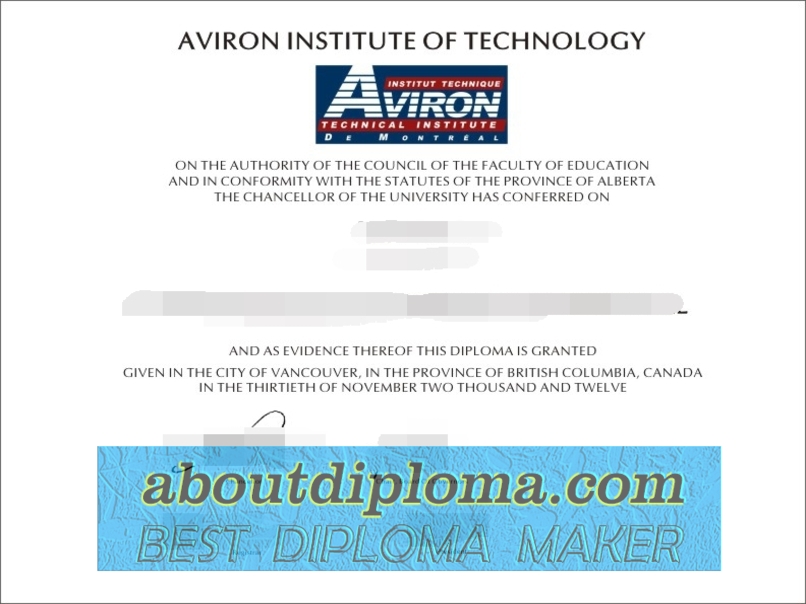 How to Buy a Phony AVIRON Institute of Technology Diploma: A Step-by-Step Guide - 专业证书