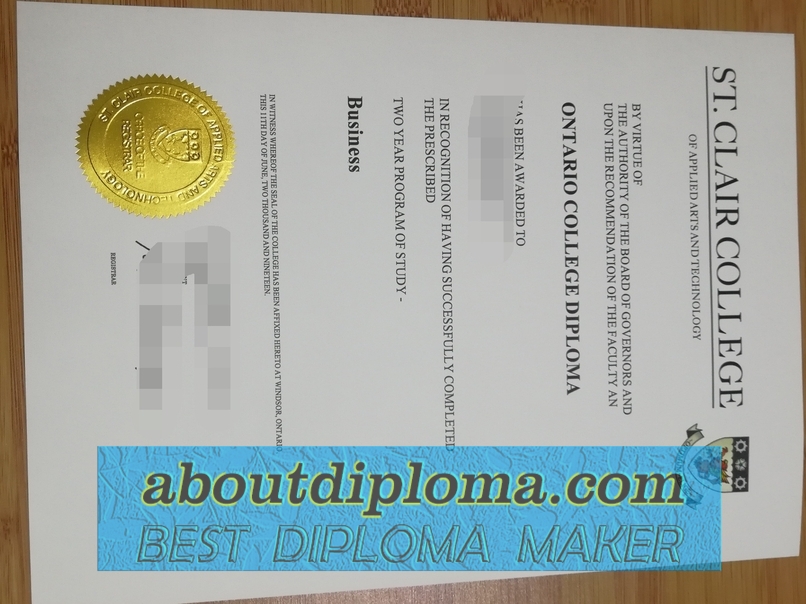 How to Create a Fake St. Clair College Diploma: Step-by-Step Guide - 专业证书