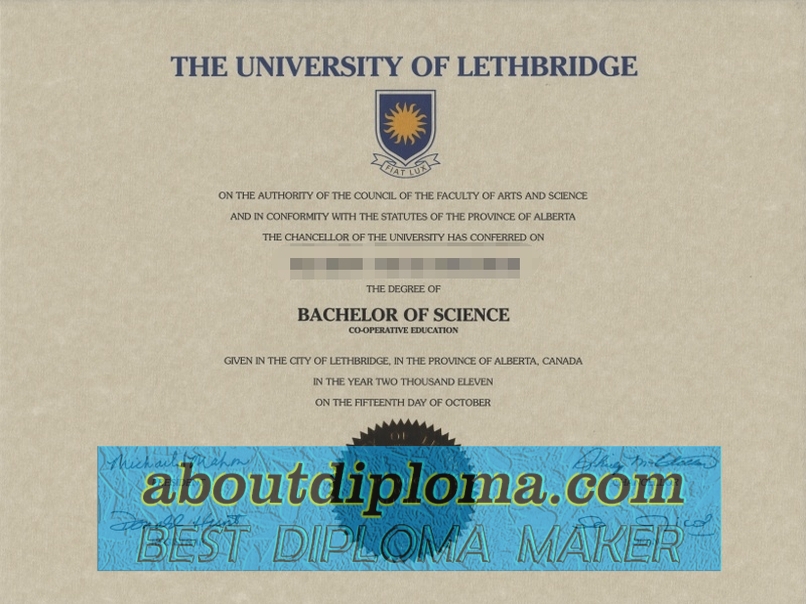 How to Create a Fake University of Lethbridge Diploma: Step-by-Step Guide