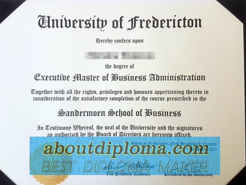 How to Order a Fake University of Fredericton Degree: A Step-by-Step Guide - 专业证书制造