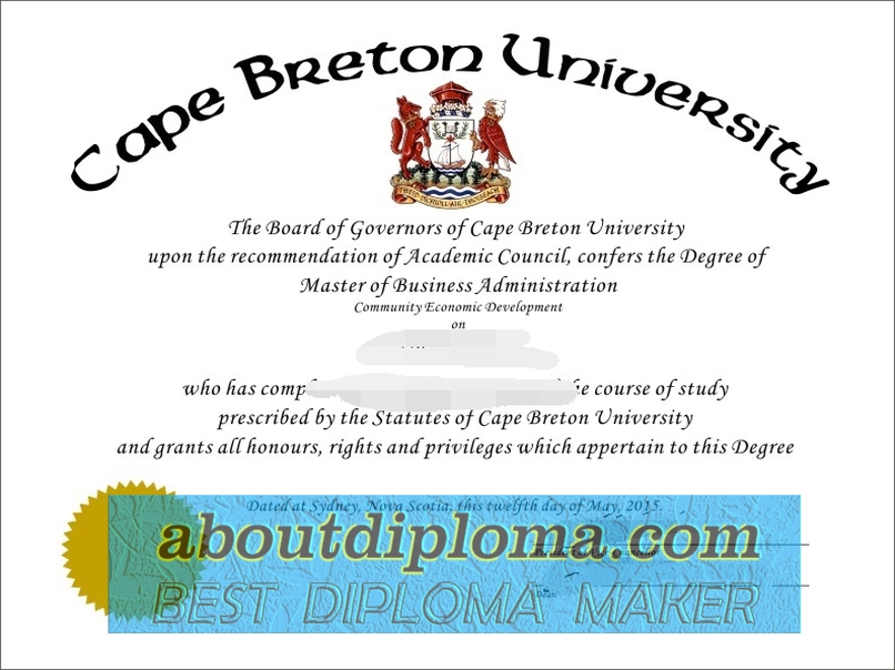 How to Make a Fake Cape Breton University Degree: A Step-by-Step Guide - 专业证书