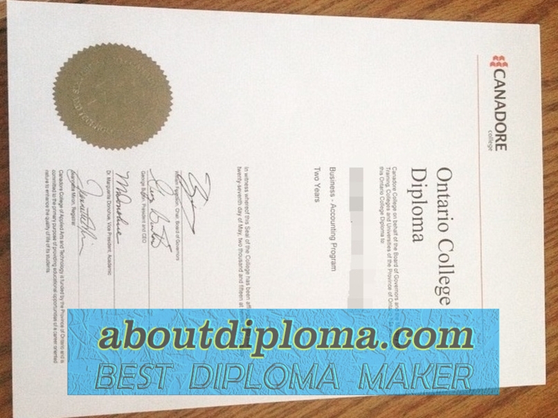 Purchase Fake Canadore College Diploma: Your Shortcut to Success - 专业证书