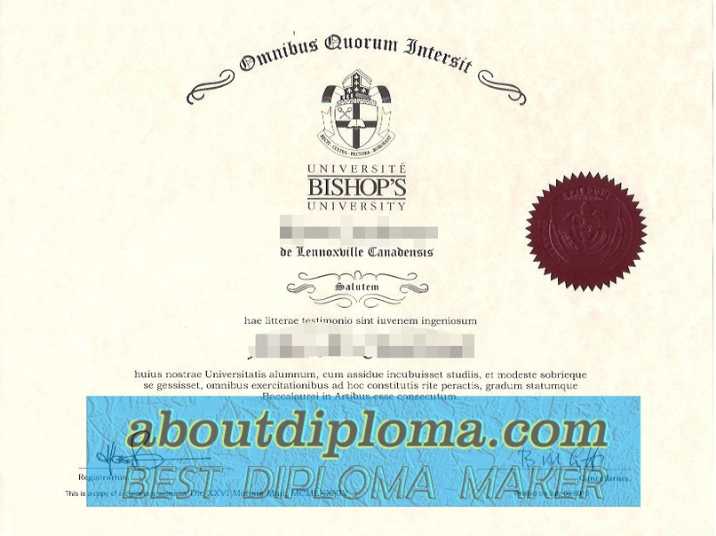 Replica Bishop’s College School Degree: Your Key to Academic Recognition - 专业证书