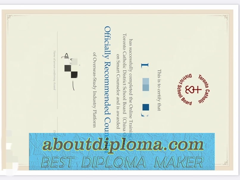 Rustom: A Journey Through the Toronto Catholic District School Board and His Academic Achievements - 专业证书