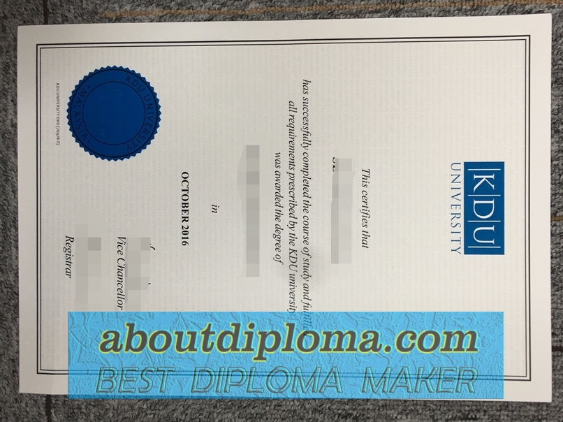 Best Fake KDU University Degree: Top Tips to Get the Real Deal - 专业证书