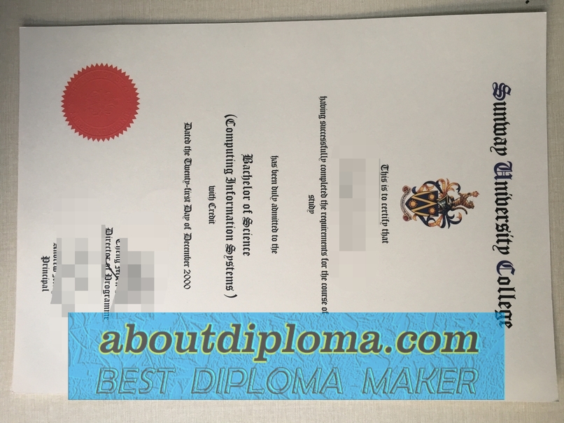 How to Copy a Fake Sunway University Degree: A Step-by-Step Guide - 专业证书制造