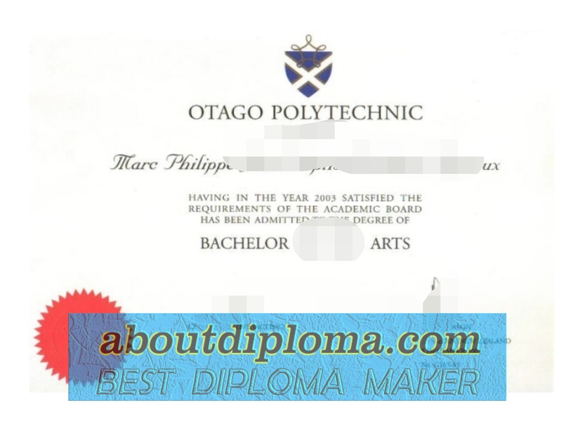 How Fast Can You Get a Fake Otago Polytechnic Diploma? - 专业证书