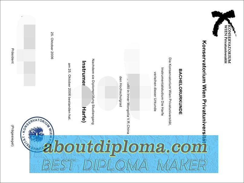 Buy Fake Vienna Conservatory Degree: Is It Worth the Risk? - 专业证书