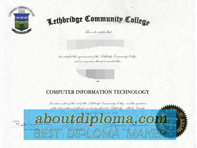 Buy Online Lethbridge Community College Degree: A Guide for Prospective Students - 专业证书