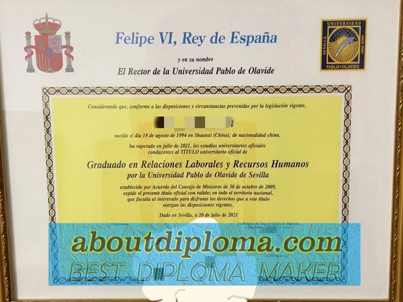 Buy Online Universidad Pablo de Olavide (UPO) Degree: Your Path to Academic Success - 专业证书