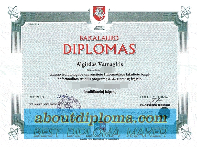 Copy Kaunas Technology University Degree: A Comprehensive Guide - 专业证书制造