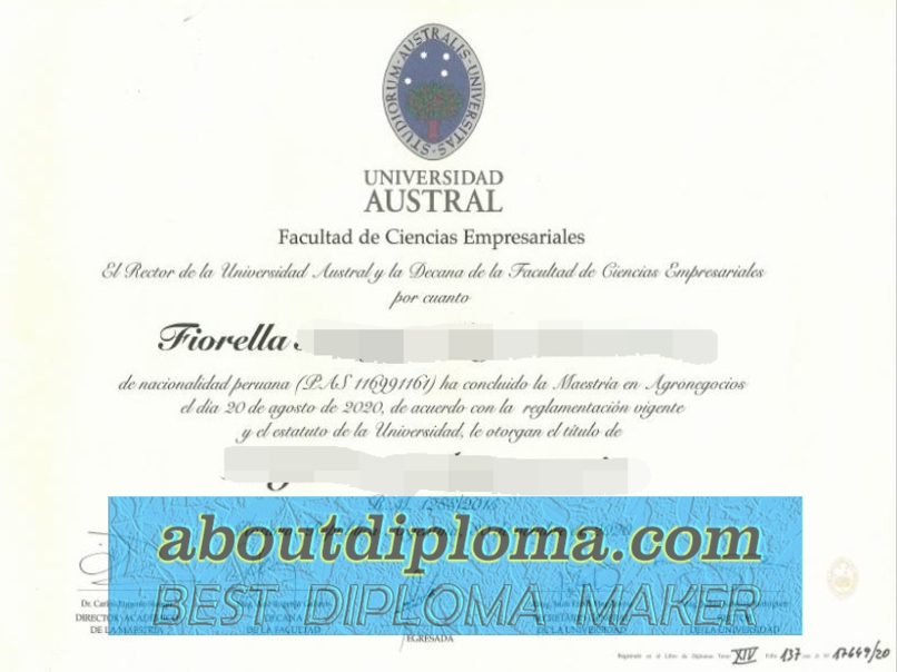 How Fast Can You Get a Fake Austral University Degree? - 专业证书