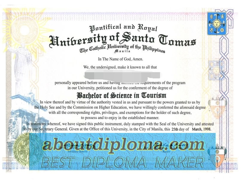How Fast Can You Get a Fake University of Santo Thomas Degree? - 专业证书