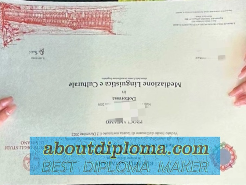 How to Buy a Fake University of Milan Diploma: A Step-by-Step Guide - 专业证书