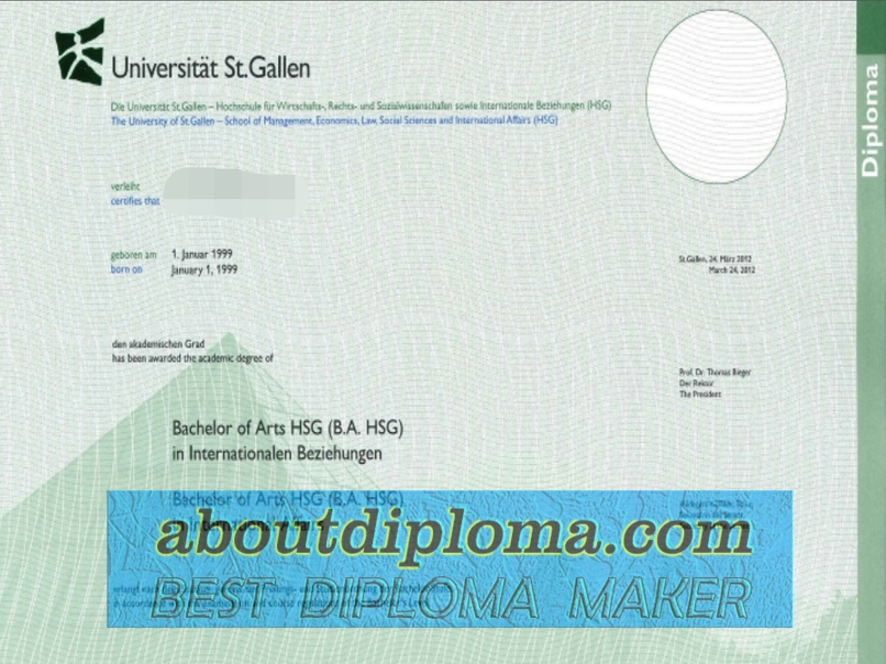How to Buy a Fake University of St. Gallen Diploma: A Step-by-Step Guide - 专业证书