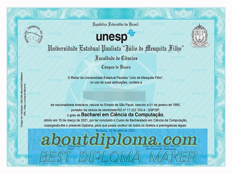 How to Buy a Fake Universidade Estadual Paulista Diploma: Where to Order and Tips - 专业证书制造