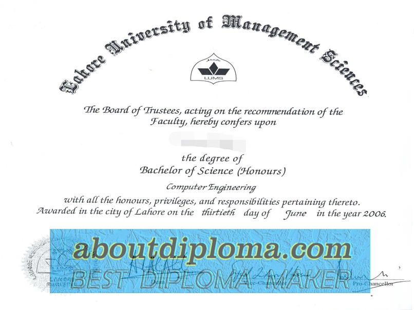 How to Create a Fake Lahore University of Management Sciences Degree: Step-by-Step Guide - 专业证书