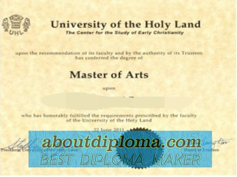 How to Create a Fake University of the Holy Land Degree: A Step-by-Step Guide - 专业证书