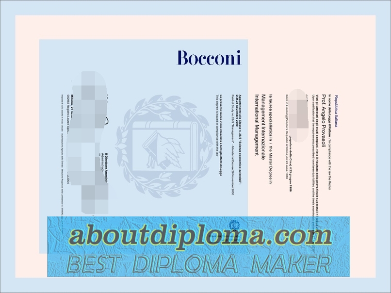 How to Create a Fake Università Commerciale Luigi Bocconi Degree: Step-by-Step Guide - 专业证书
