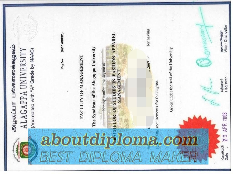 How to Order a Fake Alagappa University Diploma: Step-by-Step Guide - 专业证书