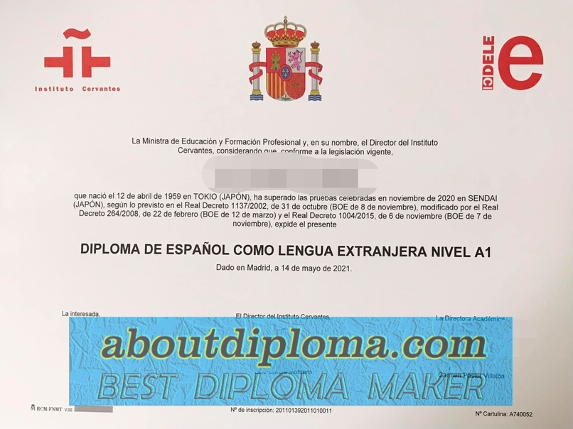 How to Order a Fake Instituto Cervantes Diploma: A Step-by-Step Guide - 专业证书