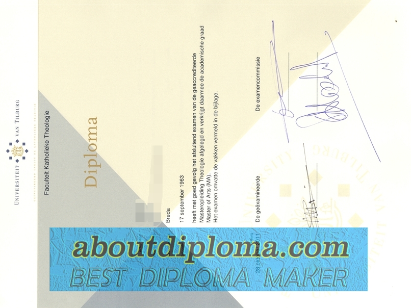 How to Order a Fake Universiteit van Tilburg Diploma: Step-by-Step Guide - 专业证书