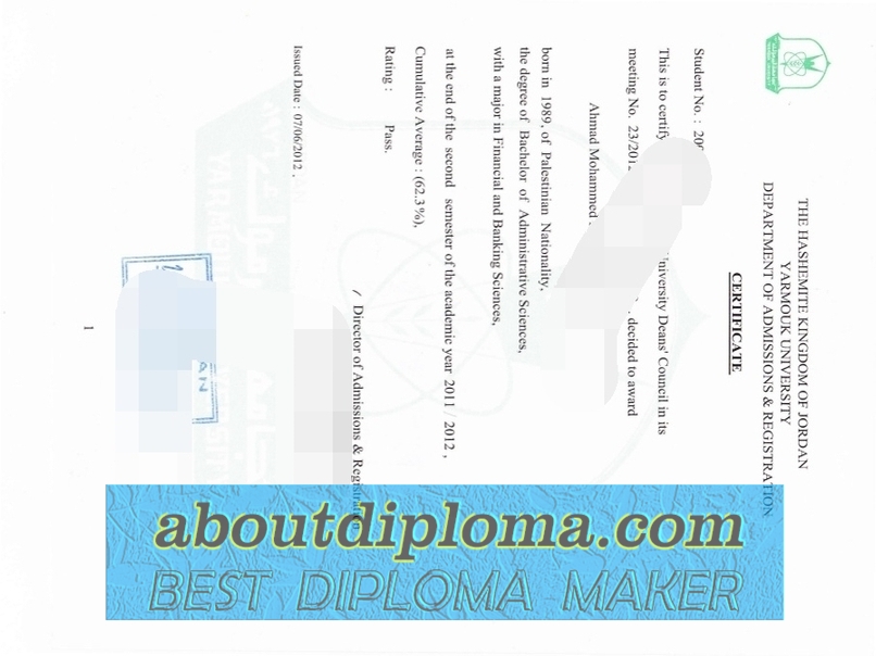How to Make a Fake Yarmouk University Degree: A Step-by-Step Guide - 专业证书