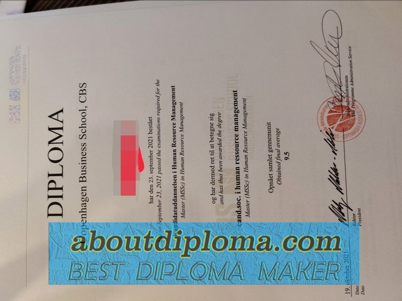 Is It Possible to Buy a Fake Copenhagen Business School Degree? - 专业证书