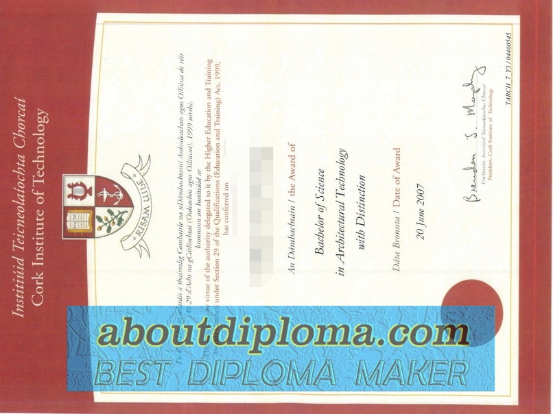 Is It Possible to Buy a Fake Cork Institute of Technology Degree? - 专业证书